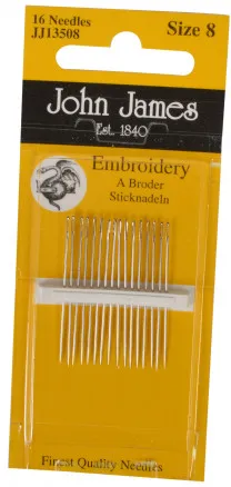 John James Broderinål Str. 8 - 16 stk