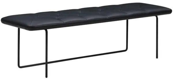 Wendelbo Tip Toe Benk 45x155 Parma Svart