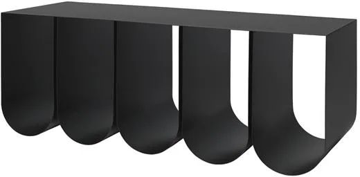 Kristina Dam Studio Curved Benk Svart