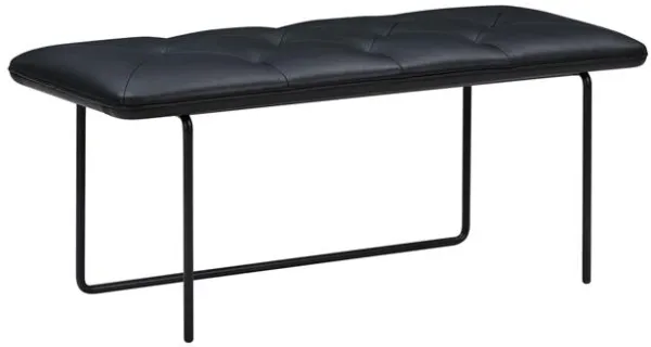 Wendelbo Tip Toe Benk 45x110 Parma Svart