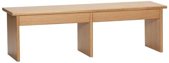 Hübsch Doppio Benk Natur