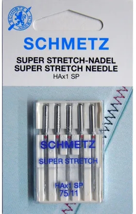 Schmetz Symaskinnåler Super Stretch HAx1SP Str. 75 - 5 stk